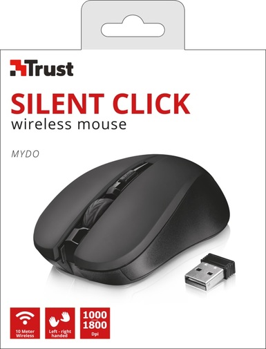 Миша Trust Mydo Silent Click Wireless Black (21869)