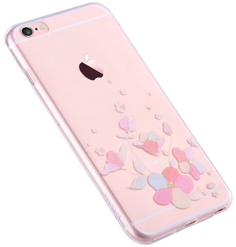 Чохол Devia for iPhone 6S/6 - Crystal Soft Case Belis Pink