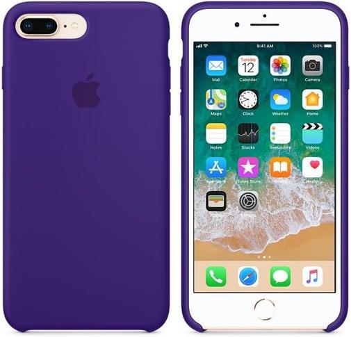for iPhone 8 Plus - Silicone Case PUltra Violet
