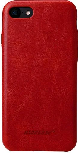 Фото: Чохол JISON for iPhone 7/8/SE - Leather Case Red (JS-IP8-13A30) № 6 | KTC
