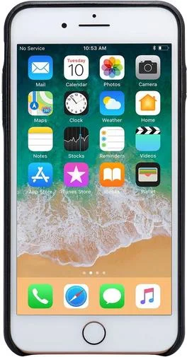 Фото: Чохол JISON for iPhone 7/8 Plus - Leather Case Black (JS-I8L-14A10) № 7 | KTC