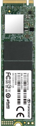 Твердотільний накопичувач Transcend 110S 2280 PCIe 3.0 x4 NVMe 512GB TS512GMTE110S