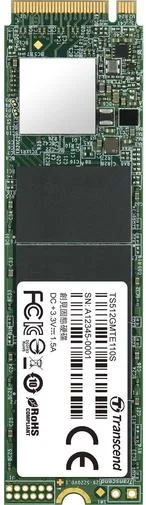 Фото: SSD-накопичувач Transcend 110S 2280 PCIe 3.0 x4 NVMe 512GB (TS512GMTE110S) № 6 | KTC