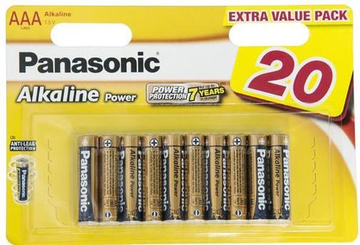 Батарейка Panasonic Alkaline Power AAA (BL/20)