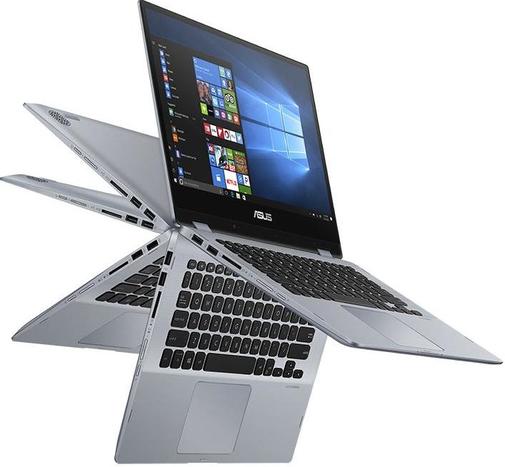 Ноутбук ASUS VivoBook Flip 14 TP412UA-EC039T Silver Blue