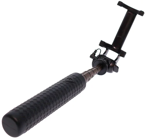 Фото: Селфі монопод Recci NIMBLE 3.5mm lin control Black № 8 | KTC