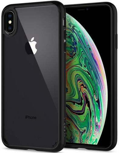 Чохол Spigen for iPhone XS Max - Ultra Hybrid Matte Black (065CS25128)