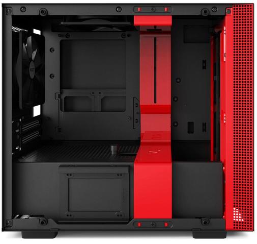 Корпус для ПК NZXT H200 Black/ Red (CA-H200B-BR)