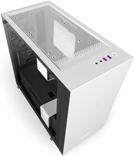 Корпус для ПК NZXT H400i Black/ White (CA-H400W-WB)