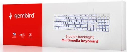 Клавіатура Gembird KB-UML3-01-W-RU White