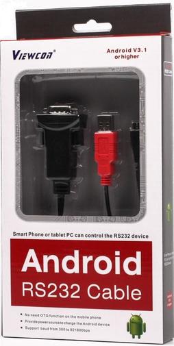  Адаптер Viewcon RS-232 (COM) - USB AM/micro USB VE 043