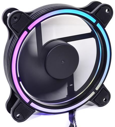 Кулер для корпуса 120x120mm Artline Qube Rainbow Spectrum RGB LED