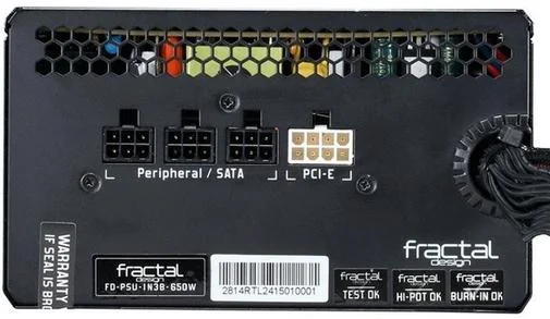 Фото: Блок живлення FRACTAL DESIGN Integra M 650W (FD-PSU-IN3B-650W-EU) № 6 | KTC