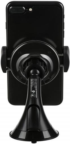 Кріплення для мобільного телефону 2E Car Mount Rotating Wireless Charger 5W Black (2E-WCQ01-03)