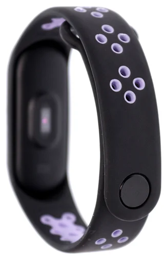 Фото: Ремінець Mijobs for Xiaomi Mi Band 4 Black/Violet № 5 | KTC