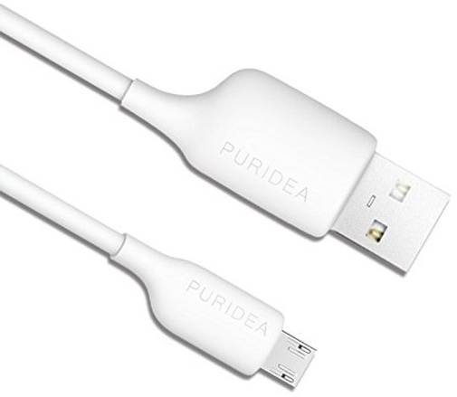 Кабель Puridea L03 AM / Micro USB 1m White (L03-USB White)