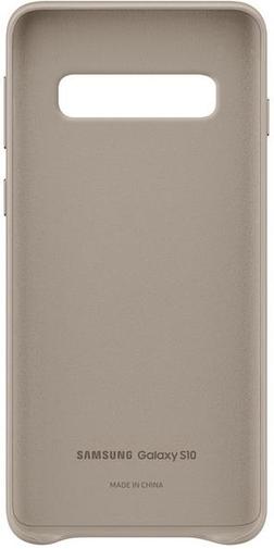 Чохол-накладка Samsung для Galaxy S10 (G973) - Leather Cover Gray
