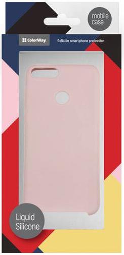 Чохол-накладка ColorWay для Huawei P Smart - Liquid Silicone Pink