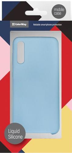 Чохол-накладка ColorWay для Samsung Galaxy A50 - Liquid Silicone Light Blue