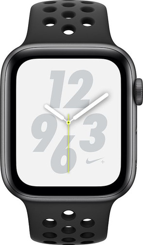 Смарт годинник Apple Watch Nike+ Series 4 GPS, 44mm Space Grey Aluminium Case with Anthracite/Black Nike Sport Band (MU6L2)