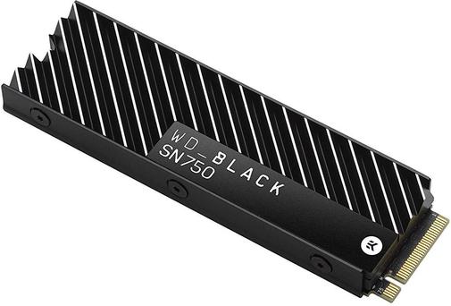 Твердотільний накопичувач Western Digital SN750 2280 PCIe 3.0 NVMe 500GB WDS500G3XHC Black
