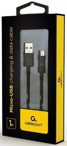 Кабель Cablexpert AM / Micro USB 1m Black (CC-USB2P-AMmBM-1M)