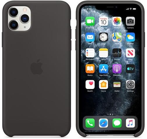 Чохол-накладка Apple для iPhone 11 Pro Max - Silicone Case Black (HCopy)