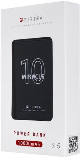 Фото: Батарея універсальна Puridea S15 10000mAh Black (S15-Black) № 7 | KTC