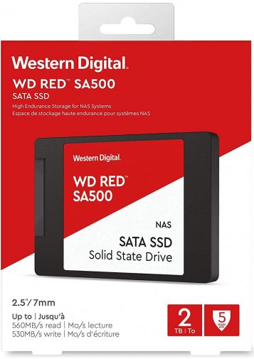 Твердотільний накопичувач Western Digital Red SA500 2TB WDS200T1R0A