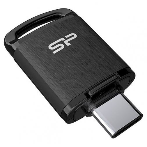 Флешка Type-C Silicon Power Mobile C10 64GB Black (SP064GBUC3C10V1K)