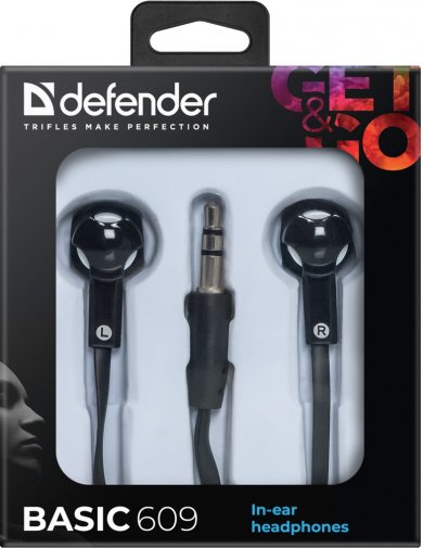 Навушники Defender Basic 609 Black/White (63609)