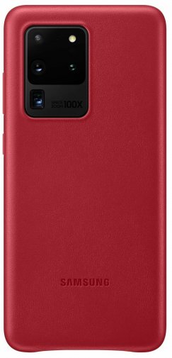 Чохол Samsung for Galaxy S20 Ultra G988 - Leather Cover Red (EF-VG988LREGRU)