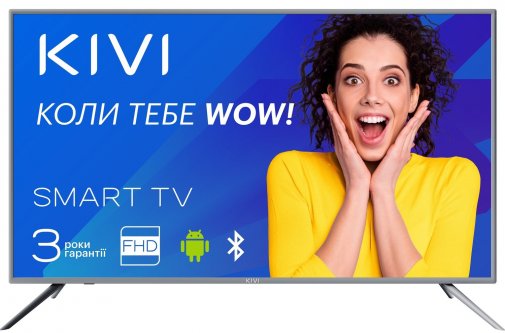 Телевізор LED Kivi 40F600GU (Android TV, Wi-Fi, 1920x1080)