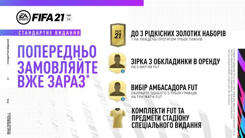 Гра FIFA 21 [PS4, Russian version] Blu-ray диск