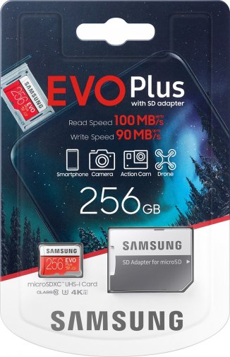 Карта пам'яті Samsung Evo Plus Micro SDXC 256GB MB-MC256HA/RU