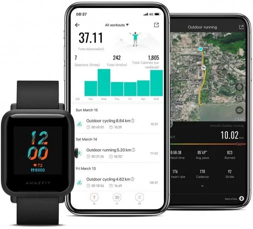Фото: Смарт годинник Amazfit Bip S Carbon Black № 8 | KTC