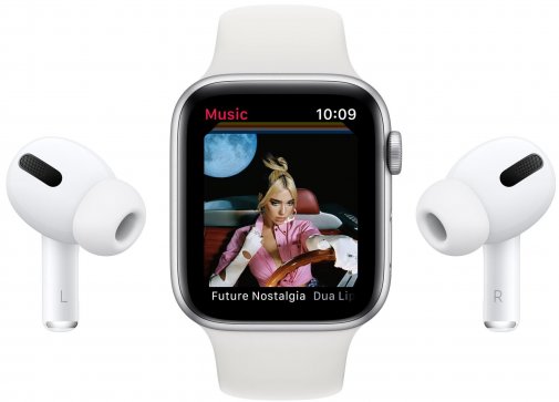 Смарт годинник Apple Watch Series SE GPS 44mm Gold Aluminium Case with Pink Sand Sport Band (MYDR2)