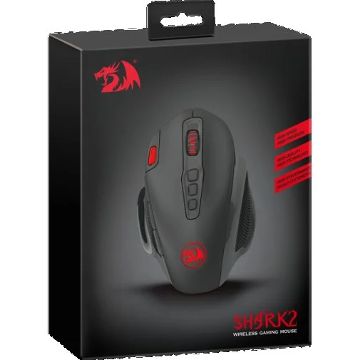 Фото: Миша Redragon Shark 2 Black/Red (77415) № 13 | KTC