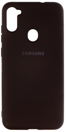  Чохол Device for Samsung A11 A115 2020 - Original Silicone Case HQ Dark Grey 