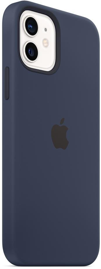 Чохол Apple for iPhone 12/12 Pro - Silicone Case with MagSafe Deep Navy (MHL43)