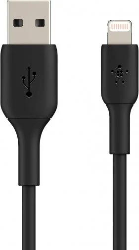 Фото: Кабель Belkin PVC AM / Lightning MFI 1m Black (CAA001BT1MBK) № 4 | KTC