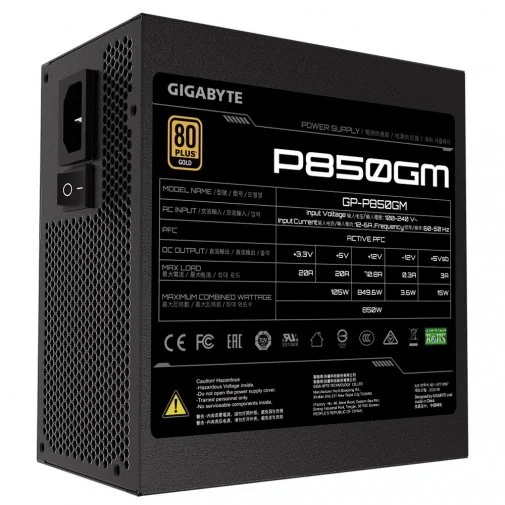 Фото: Блок живлення Gigabyte 850W P850GM № 6 | KTC