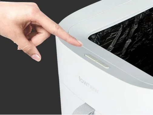 Фото: Смарт-кошик для сміття Xiaomi Smart Trash Bin TOWNEW Air White № 10 | KTC