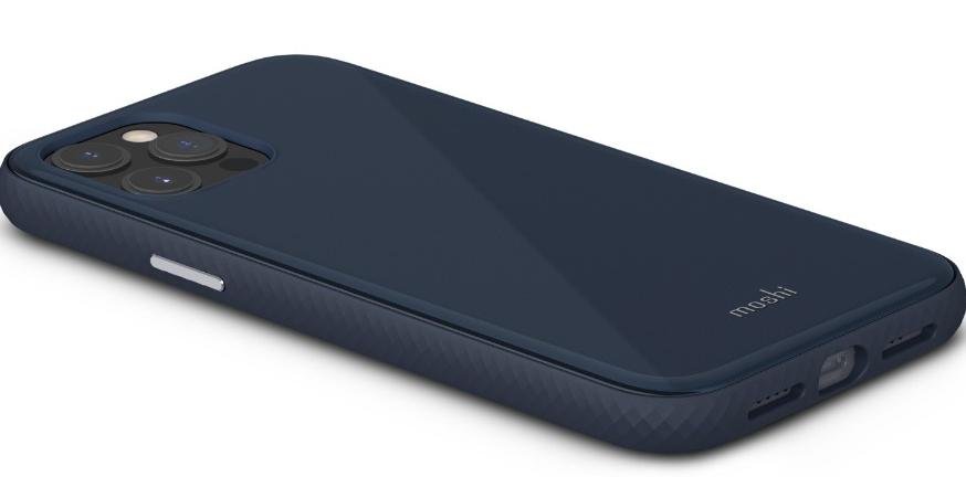 Чохол-накладка Moshi для Apple iPhone 12 Pro Max - iGlaze Slim Hardshell Case Slate Blue