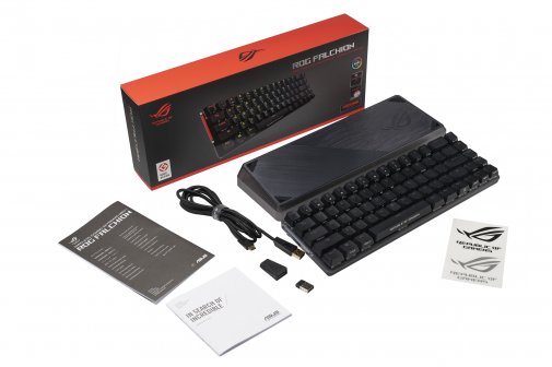 Клавіатура ASUS M601 ROG Falchion Wireless Black (90MP01Y0-BKUA00)