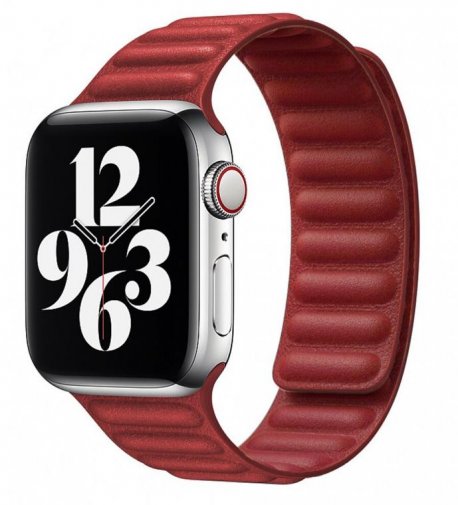 Ремінець HiC for Apple Watch 38/40mm - New Leather Link Red (LLNK3840RD)
