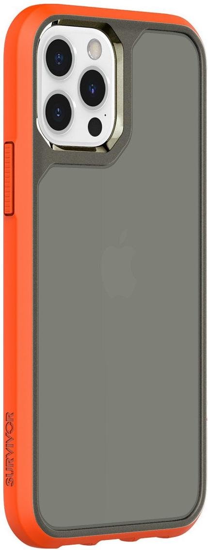Чохол Griffin for Apple iPhone 12 Pro - Survivor Strong Orange/Cool Gray (GIP-048-ORG)