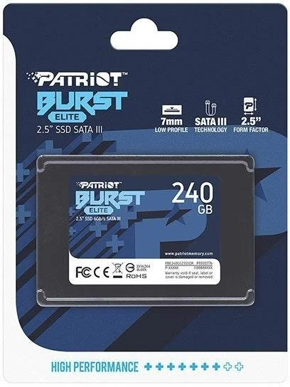 Фото: SSD-накопичувач Patriot Burst Elite SATA III 240GB (PBE240GS25SSDR) № 6 | KTC