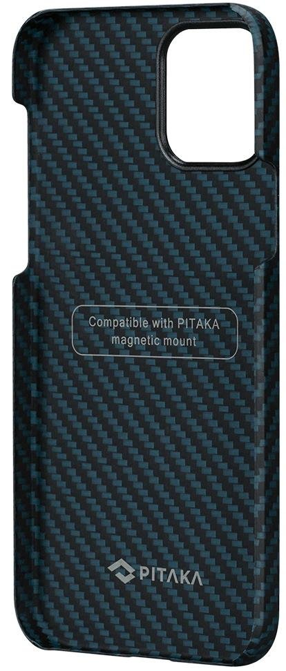  Чохол Pitaka for iPhone 12 Pro Max - MagEZ Case Black/BlueTwil (KI1208PM)
