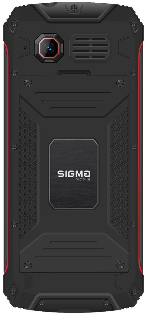 Мобільний телефон SIGMA Comfort 50 Outdoor Black/Red